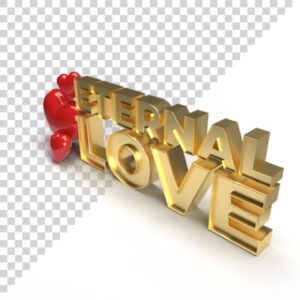 3d-eternal-love-text-valentine-celebration-gold-render-with-heart