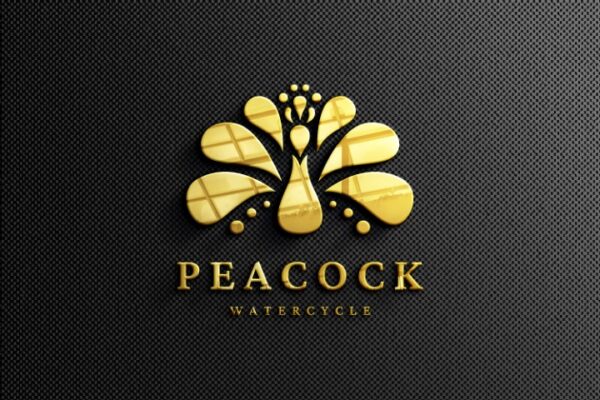 3d-company-golden-logo-mockup-with-reflection