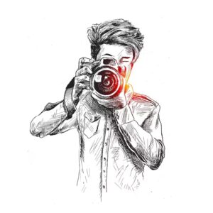 Male Phoptographer with camera