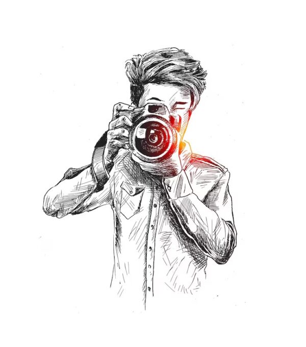 Male Phoptographer with camera